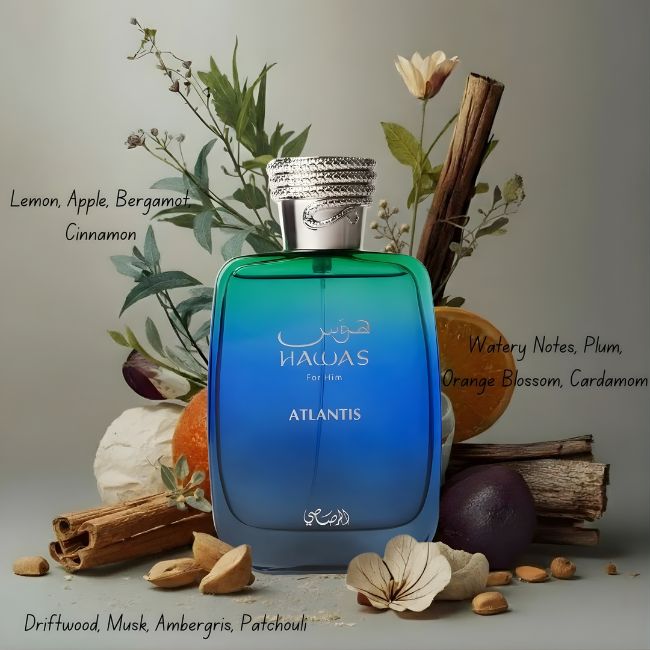 HAWAS PERFUME SPRAY 100ML ( 3.38OZ) BY RASASI