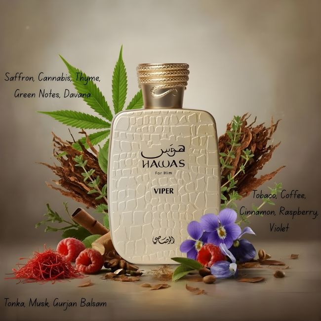 HAWAS PERFUME SPRAY 100ML ( 3.38OZ) BY RASASI