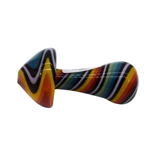 PHOENIX GLASS 3.5'' MUSHROOM SHAPE FANCY HAND PIPE