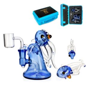 PHX1007 PHOENIXSTAR GLASS ALIEN DESIGN SMOKING SET
