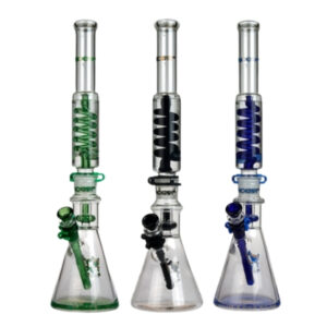 PHX141 PHOENIX GLASS 18" FREEZABLE COIL 5MM THICK WATER PIPE