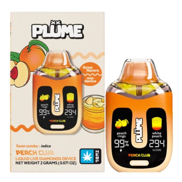 PLUME THCA LIQUID DIAMONDS COMBO FLAVOR 2GM DISPO 5CT/ BOX