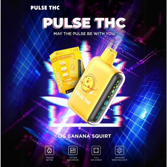 PULSE THC THC-A LIQUID DIAMONDS D9 + THC-P + HHC-P 5GM DISPO 5CT/ BOX