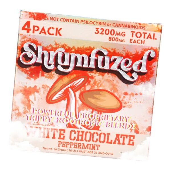 SHRUMFUZED MUSHROOM CHOCOLATES 3200MG 4CT/10PK BOX