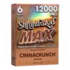SHRUMFUZED MAX DOUBLE DOSE MUSHROOM CHOCOS 12000MG 6CT/5PK BOX