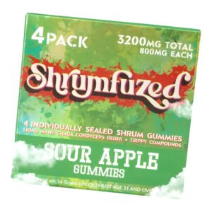 SHRUMFUZED MUSHROOM GUMMIES 3200MG 4CT/10PK BOX