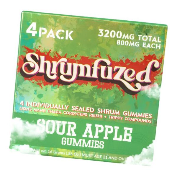 SHRUMFUZED MUSHROOM GUMMIES 3200MG 4CT/10PK BOX