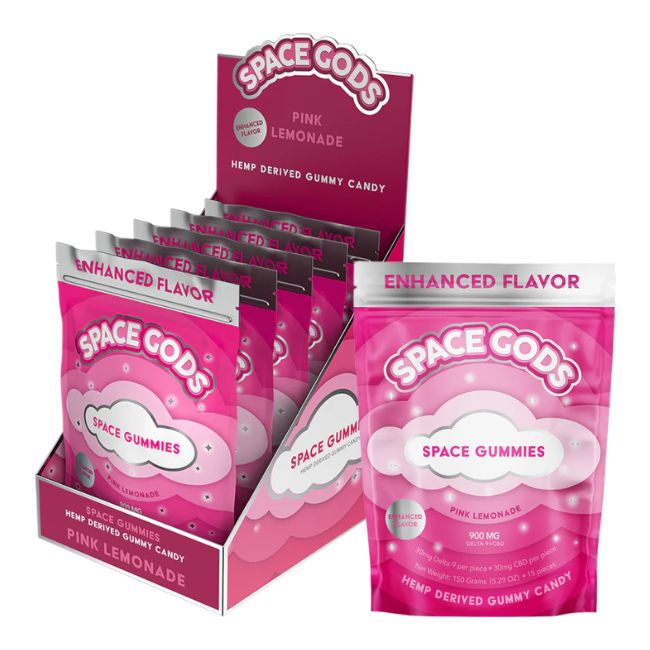 SPACE GODS DELTA 9 THC + CBD 900MG GUMMIES 5CT/ BOX