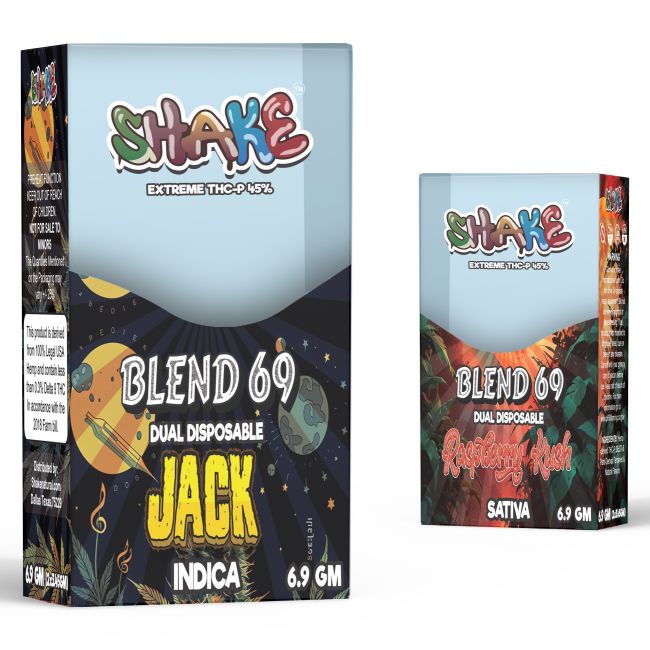 SHAKE BLEND 69 EXTREME THC-P 45% 6.9GM DISPO 6CT/ BOX