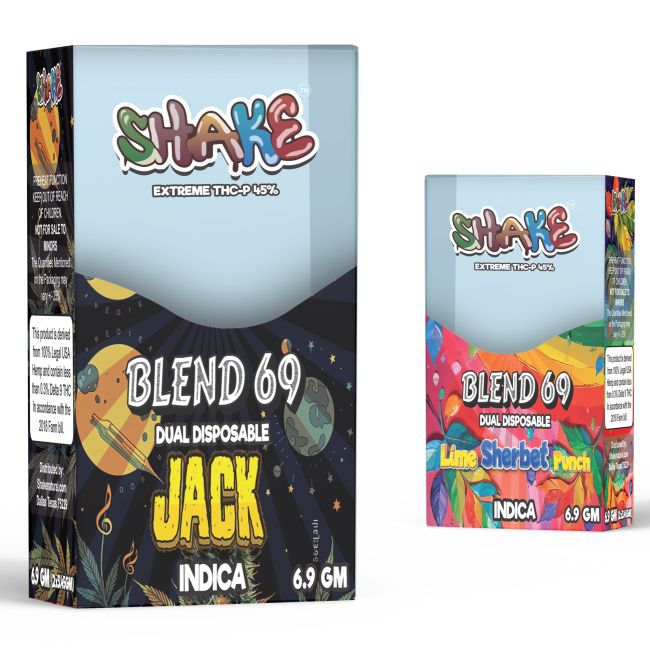 SHAKE BLEND 69 EXTREME THC-P 45% 6.9GM DISPO 6CT/ BOX