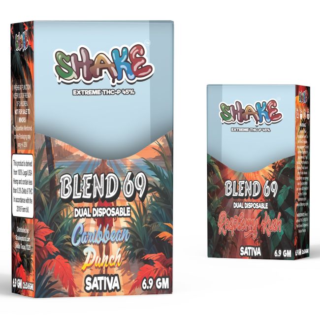 SHAKE BLEND 69 EXTREME THC-P 45% 6.9GM DISPO 6CT/ BOX