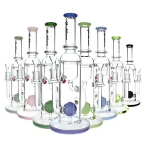 SP330 PHOENIXSTAR GLASS 12'' WITH BALL PERC ASSORTED COLOR WATER PIPE