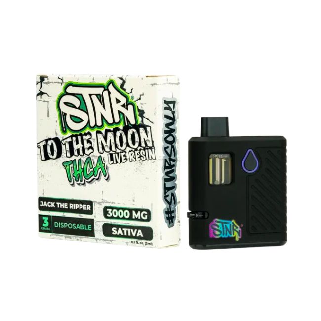STNR TO THE MOON LIVE RESIN THCA 3GM DISPO 6CT/ BOX