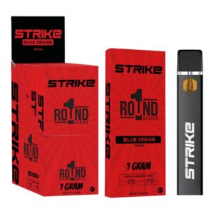 STRIKE ROUND 1 SERIES PREMIUM D8 - THCA - THCP 1GM DISPO 5CT/ BOX