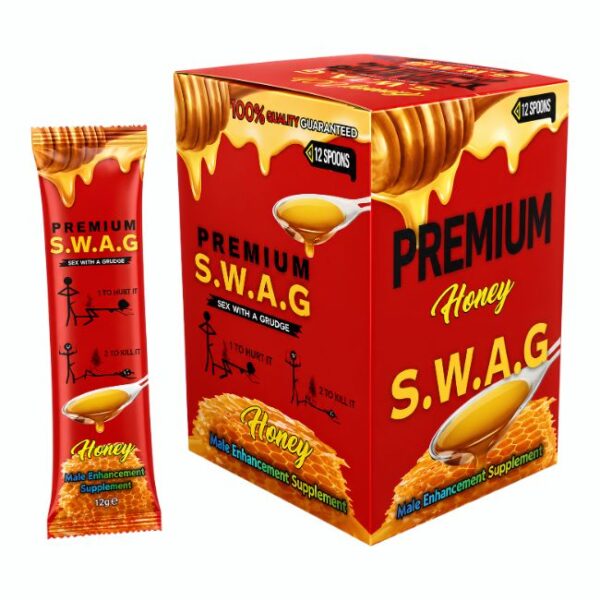 SWAG PREMIUM MALE ENHANCEMENT SUPPLEMENT HONEY 12 SPOONS PER BOX