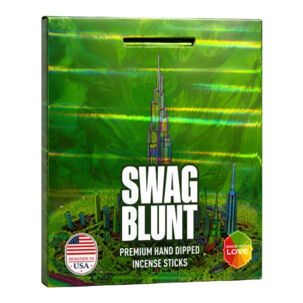 SWAG BLUNT PREMIUM HAND DIPPED INCENSE STICKS 10PK 72CT/ DISPLAY
