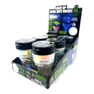 SMOKE ZILLA LIGHTUP SKULL B BUCKET 6CT/ BOX SMOKE ZILLA LIGHTUP SKULL B BUCKET 6CT/ BOX