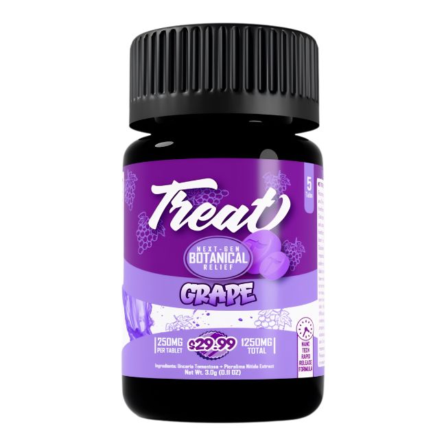 TREAT NEXT - GEN BOTANICAL RELIEF 250MG PER TABLET 5CT JAR (PRE PRICED $29.99)