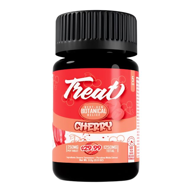 TREAT NEXT - GEN BOTANICAL RELIEF 250MG PER TABLET 5CT JAR (PRE PRICED $29.99)