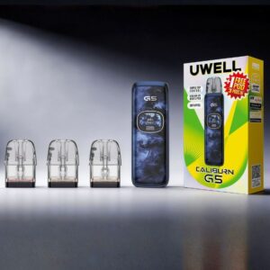 UWELLCALIG5KIT_01 UWELL CALIBURN G5 1600mAH (3ML) STARTER KIT (+1 FREE POD 3 PODS IN)