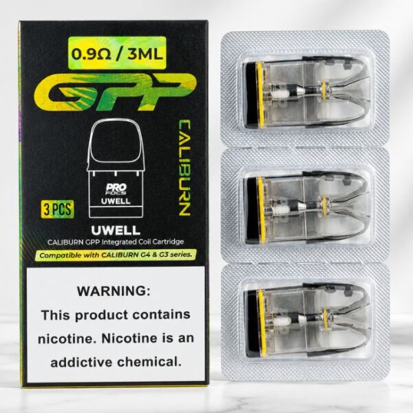 UWELL CALIBURN GPP (3ML) CARTRIDGE 3PK/BOX