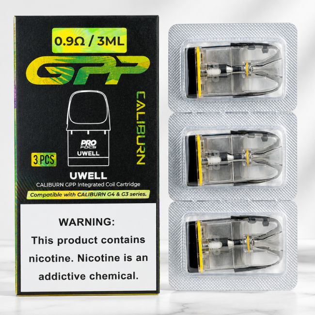 UWELL CALIBURN GPP (3ML) CARTRIDGE 3PK/BOX