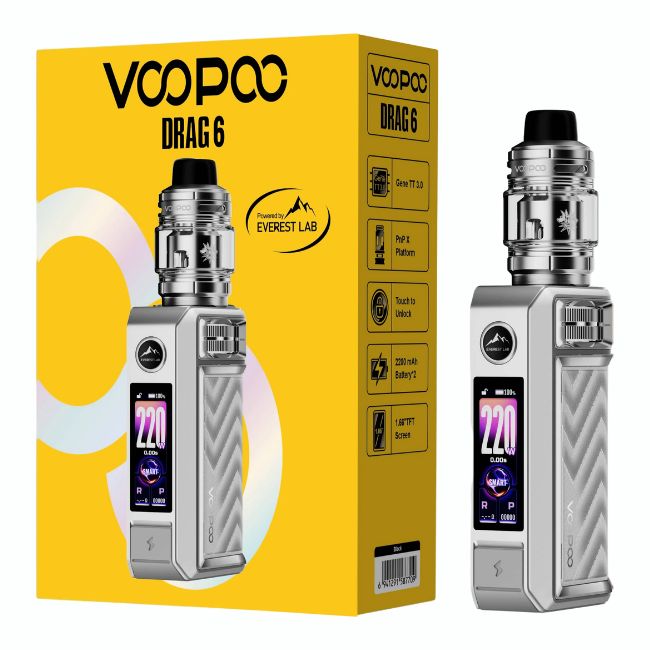 VOOPOO DRAG 6 2200mAH 5ML STARTER KIT