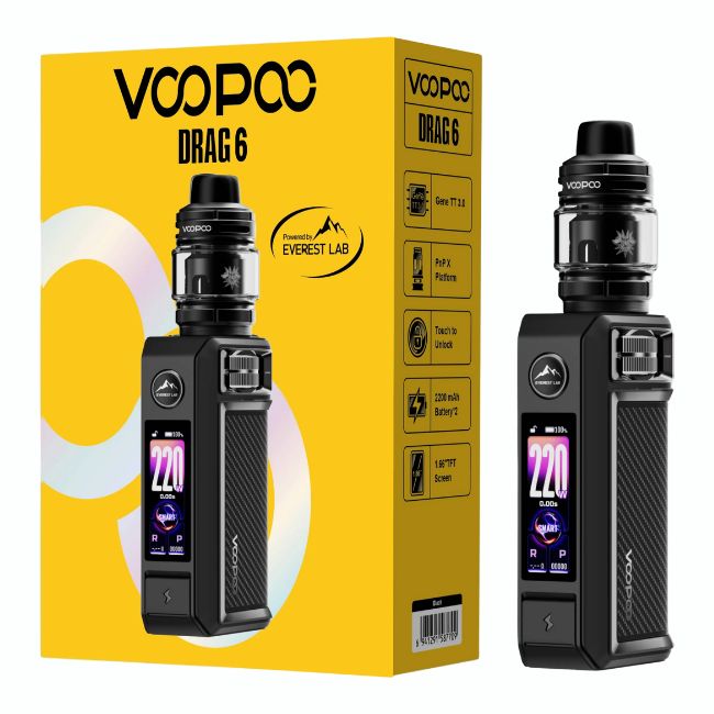 VOOPOO DRAG 6 2200mAH 5ML STARTER KIT
