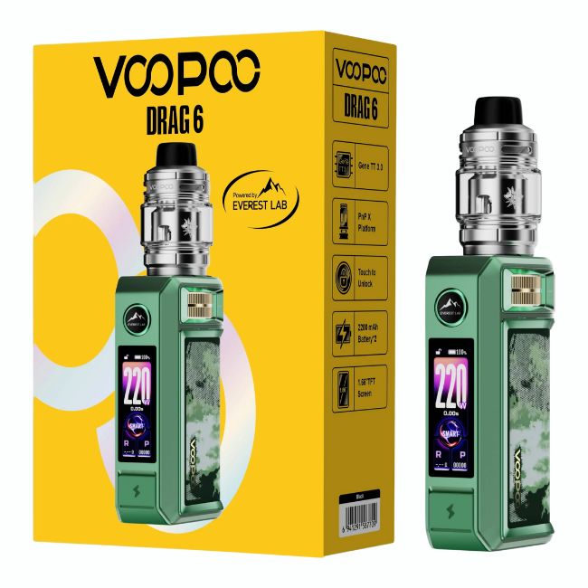 VOOPOO DRAG 6 2200mAH 5ML STARTER KIT
