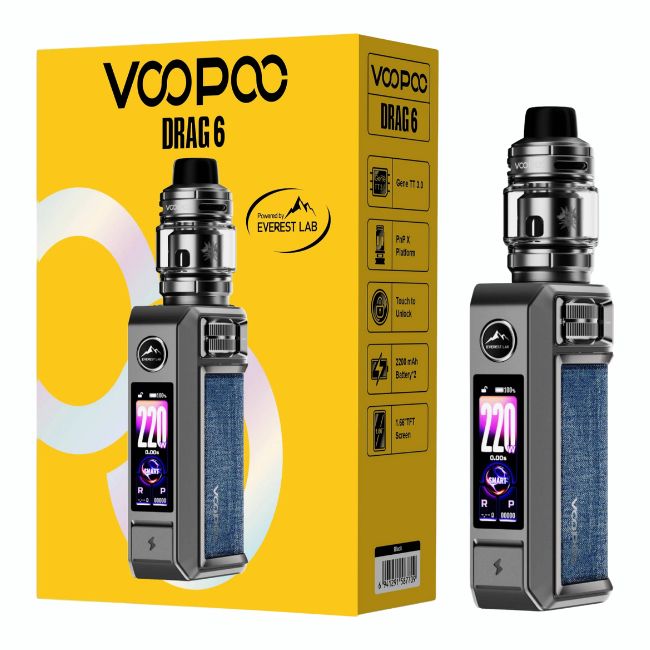 VOOPOO DRAG 6 2200mAH 5ML STARTER KIT