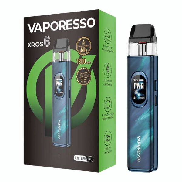 VAPORESSO XROS 6 1800mAH 3ML STARTER KIT