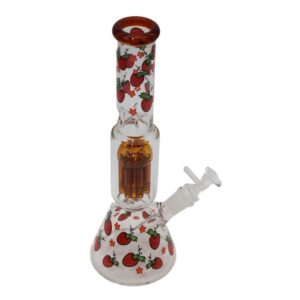 12'' STRAWBERRY BEAKER WATER PIPE