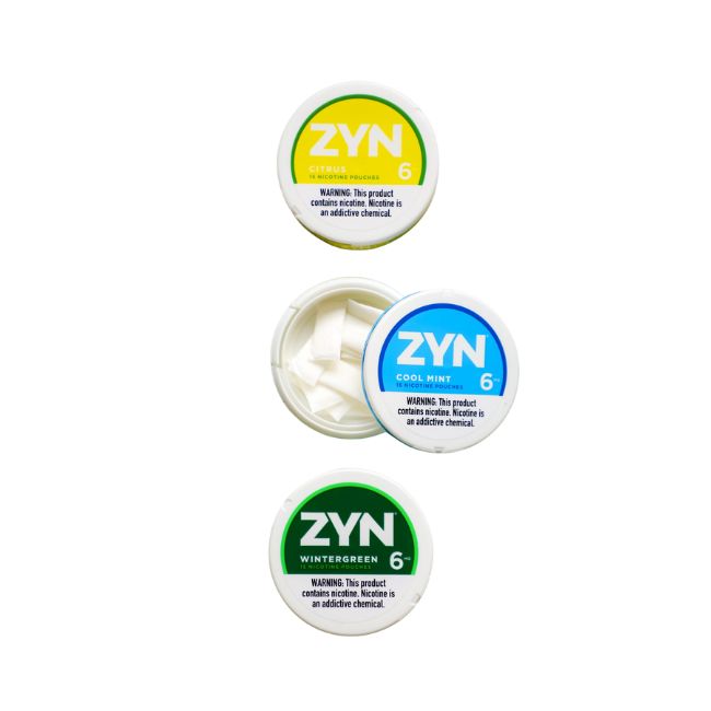 ZYN NIC - 5 CANS / PACK "15 POUCHES PER CAN"