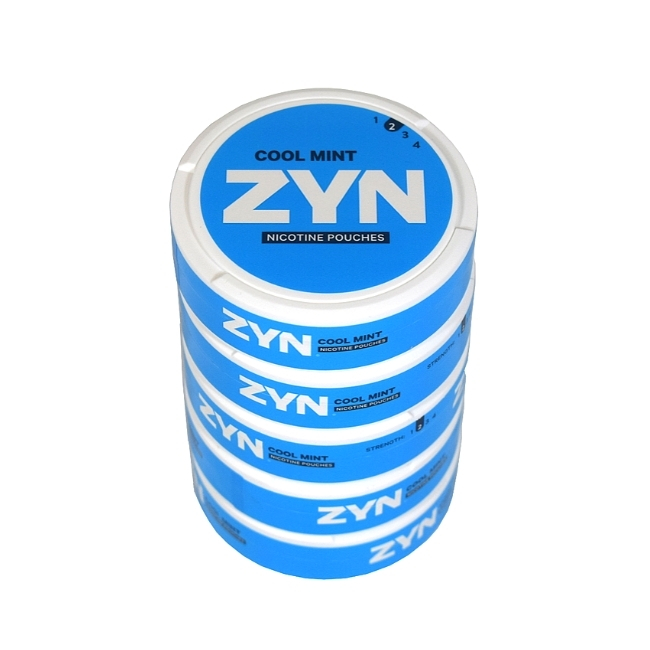 ZYN NIC - 5 CANS / PACK "15 POUCHES PER CAN"