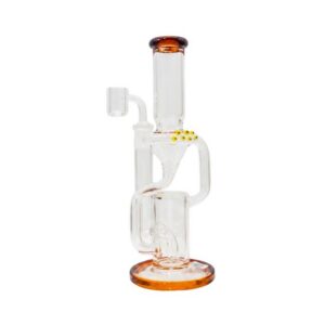 10'' BOROSILICATE HONEY BEE GLASS WATER PIPE