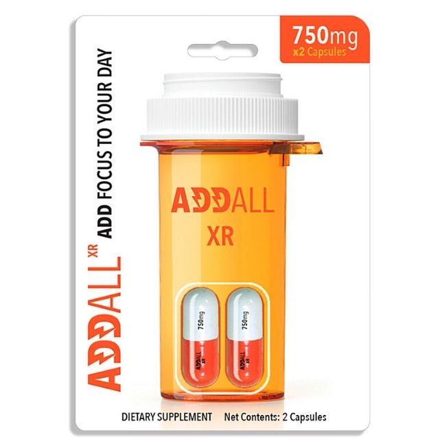 ADDALL XR BRAIN BOOSTER ENERGY SUPPLEMENT 12CT/ BOX