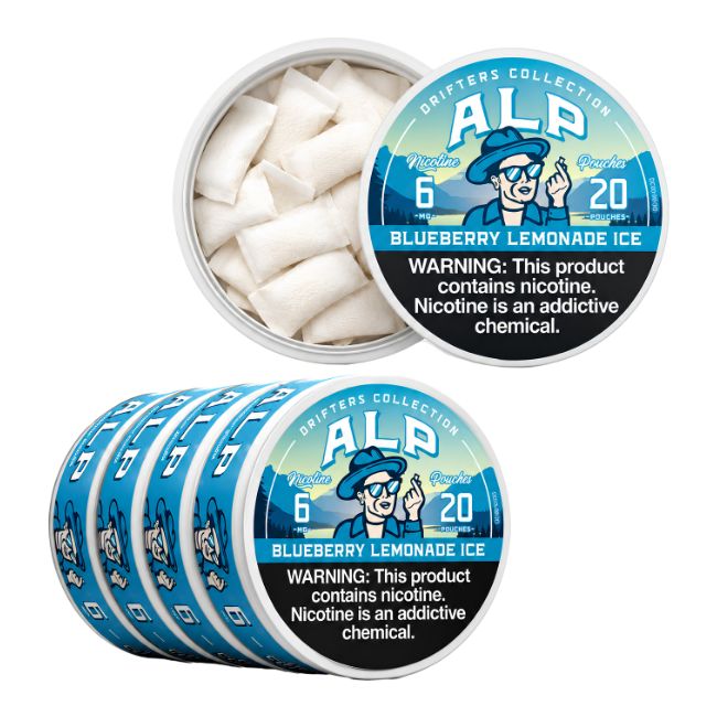 ALP DRIFTERS NIC - 5 CANS / PACK "20 POUCHES PER CAN"