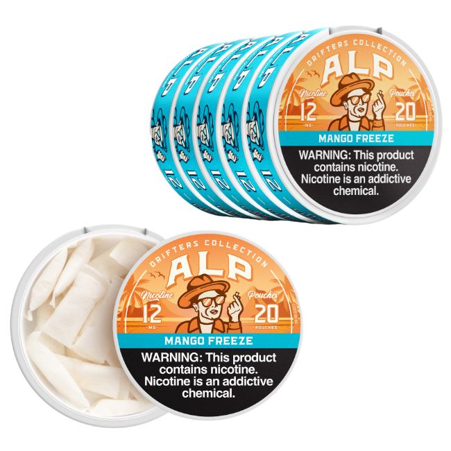 ALP DRIFTERS NIC - 5 CANS / PACK "20 POUCHES PER CAN"