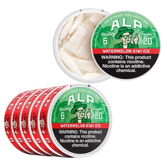 ALP DRIFTERS NIC - 5 CANS / PACK "20 POUCHES PER CAN"