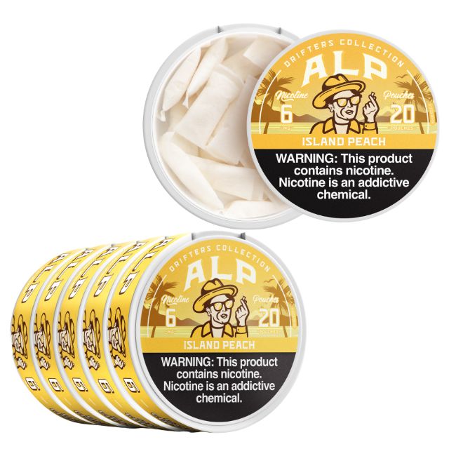 ALP DRIFTERS NIC - 5 CANS / PACK "20 POUCHES PER CAN"