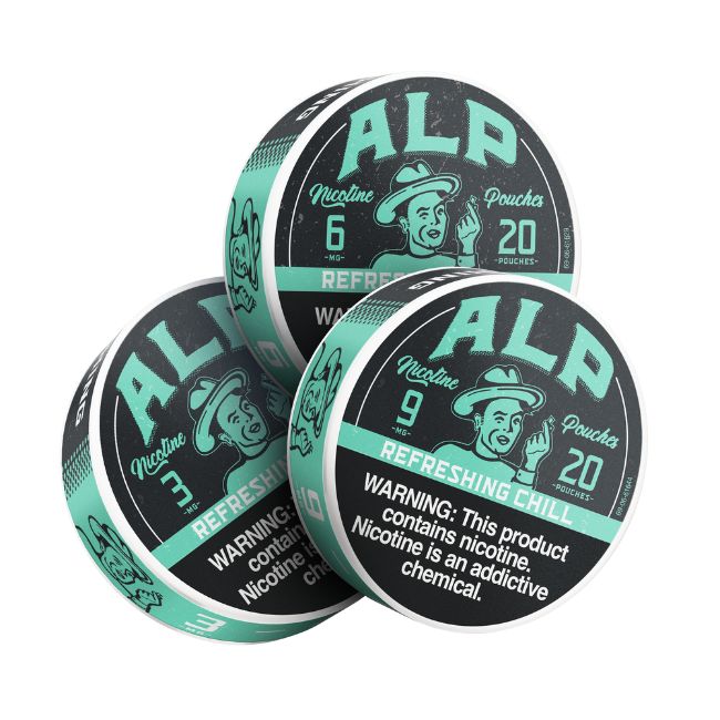 ALP NIC - 5 CANS / PACK "20 POUCHES PER CAN"