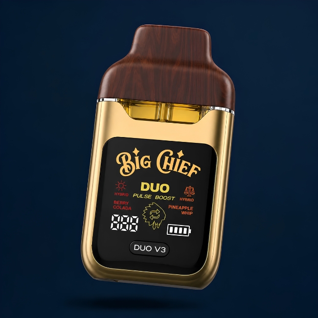 BIG CHIEF DUO V3 THCA LIQUID DIAMOND 2GM DISPO 10CT/ BOX