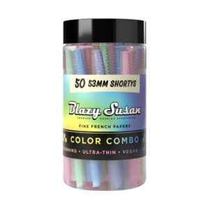 BLAZY SUSAN PRE ROLLED CONE 53MM SHORTYS 50CT/ JAR BLAZY SUSAN PRE ROLLED CONE 53MM SHORTYS 50CT/ JAR