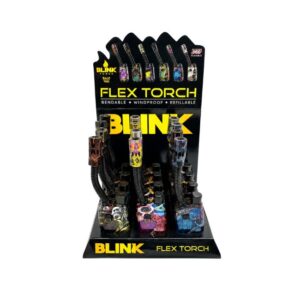 BLINK FLEX BUTANE GAS TORCH LIGHTER (ITEM 960) 12CT/ DISPLAY