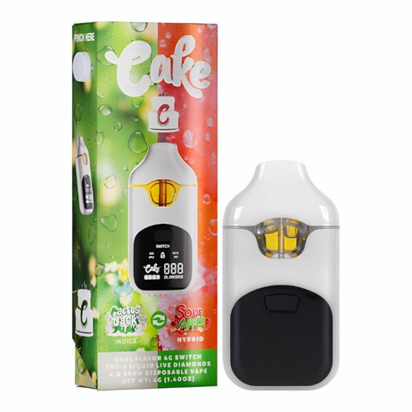 CAKE THCP LIQUID LIVE DIAMONDS SWITCH DUAL 4GM DISPO 5CT/ BOX
