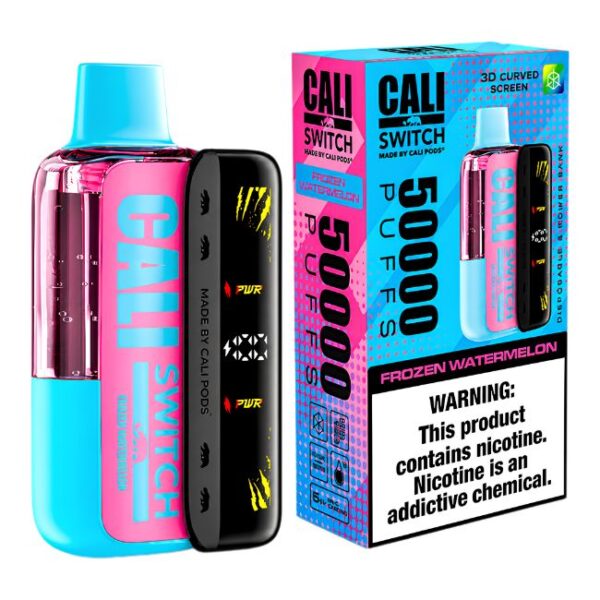 CALI SWITCH 5% DUAL MODE DISPOSABLE KIT (77.50ML) 50K PUFFS 5CT/ BOX