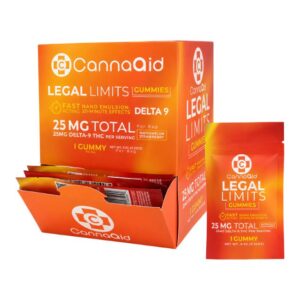 CANNAAID LEGAL LIMITS DELTA 9-THC 750MG GUMMIES 1PK 30CT/ BOX