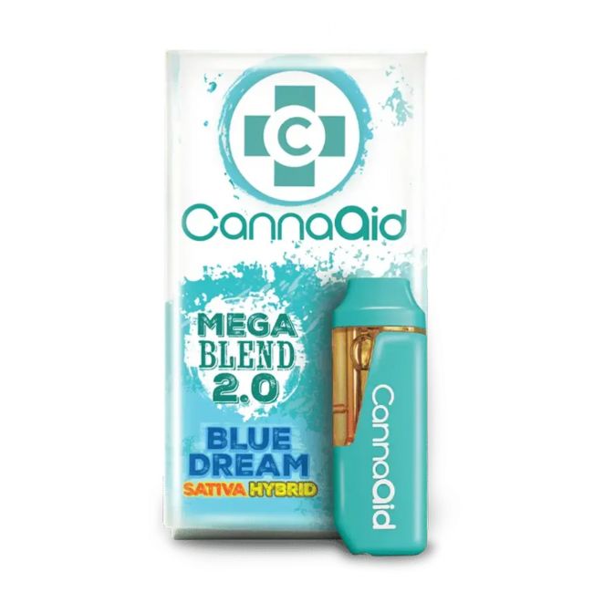 CANNAAID MEGA BLEND 2.0 D8 + D9 + THCV + THCP 2GM DISPO 5CT/ BOX