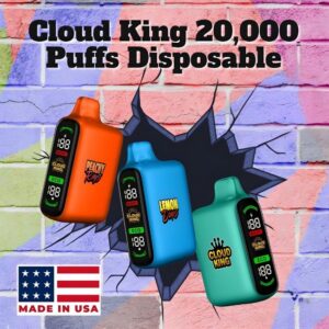 CLOUD KING 5% DISPOSABLE (160ML) 20K PUFFS 10CT/ BOX (MADE IN USA)