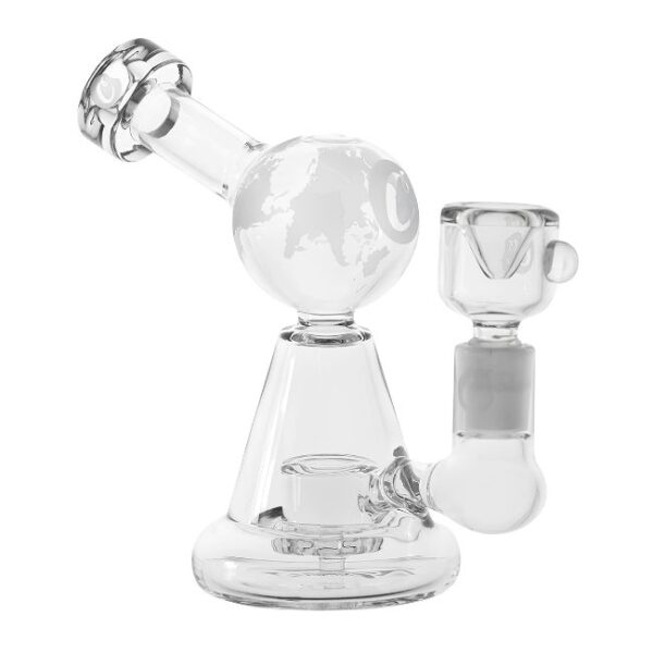 COOKIES GLASS GLOBE RIG 6'' WATER PIPE WITH GRINDER